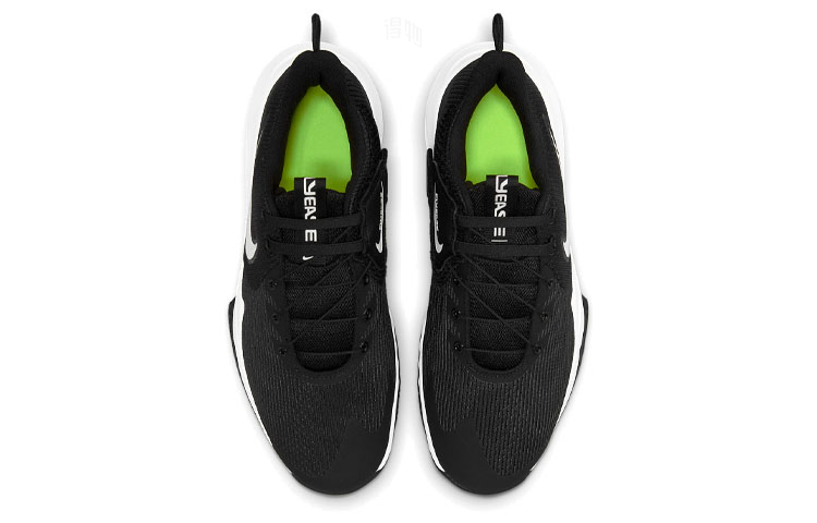 Мужские кроссовки Nike Precision 5 FlyEase (черно-белые) — фото 4