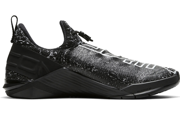 Женские кроссовки Nike React Metcon (черные) — Чёрныйбелый — фото 2