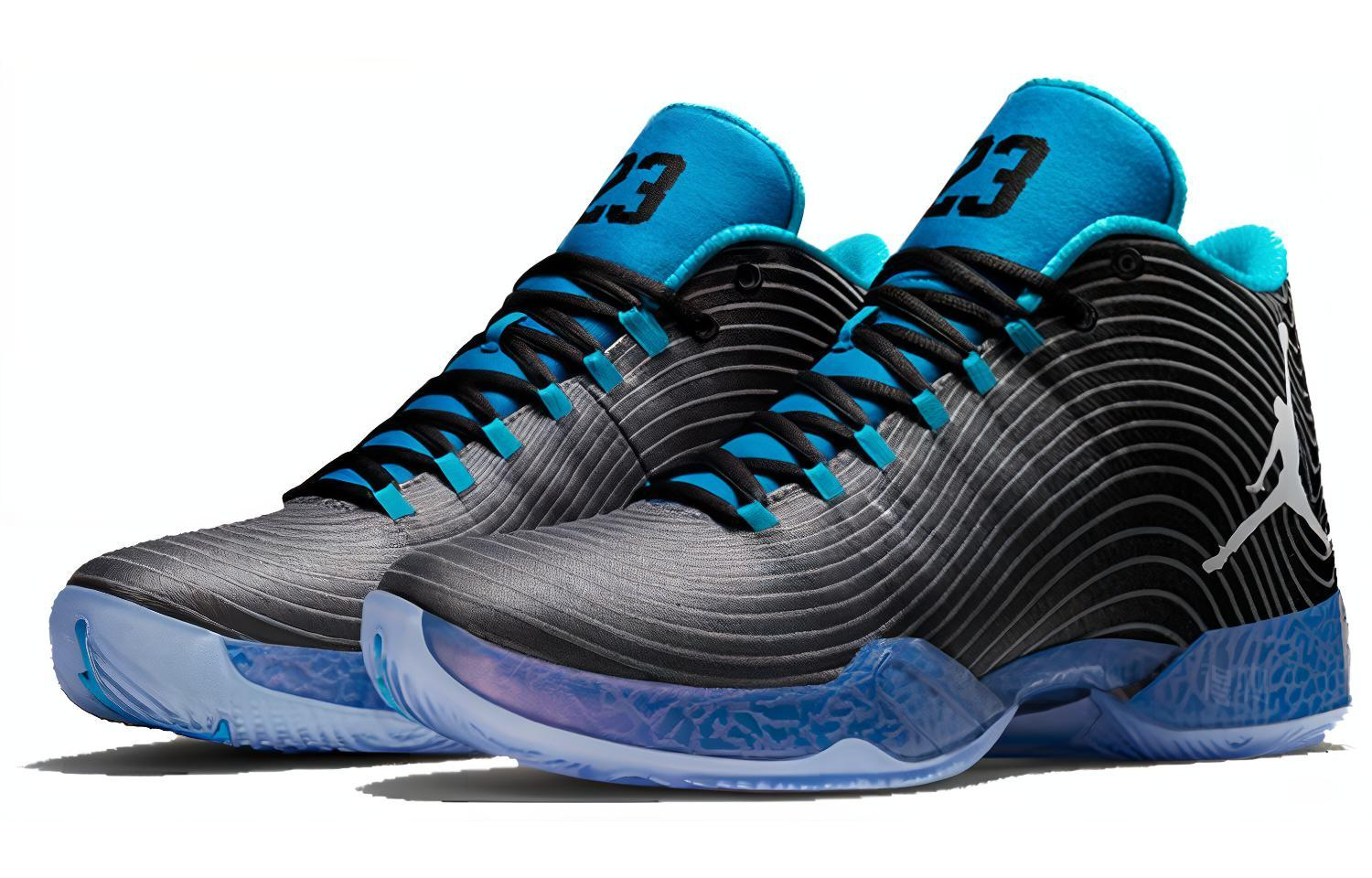 Мужские кроссовки Jordan Air Jordan 29 "Playoff Pack" (черно-синий) — 黑/白/蓝/照片蓝 — фото 2