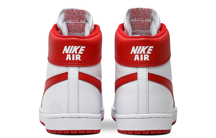 Кроссовки Nike x Jordan Air Jordan 1 Air Ship (бело-красные) — фото 5