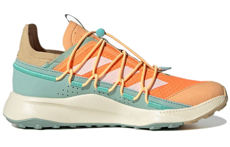 Женские кроссовки adidas Terrex Voyager 21 Travel (сине-оранжевые) — Синий / оранжевый — фото 2