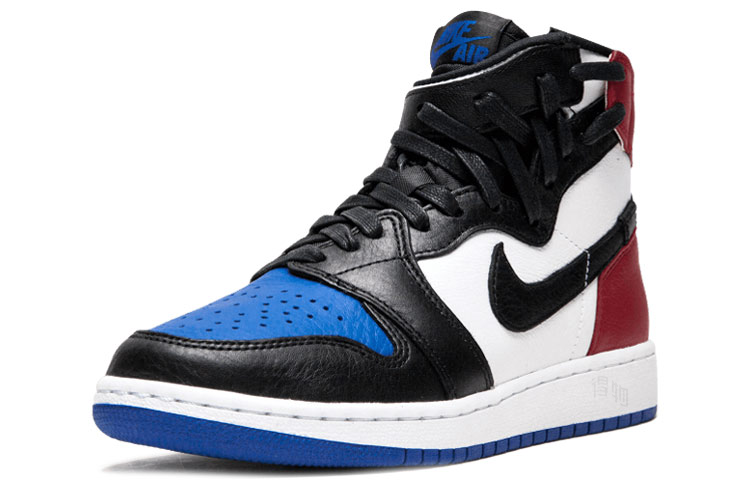 Женские кроссовки Jordan Air Jordan 1 Rebel 20 Top 3 (сине-бело-красные) — фото 2
