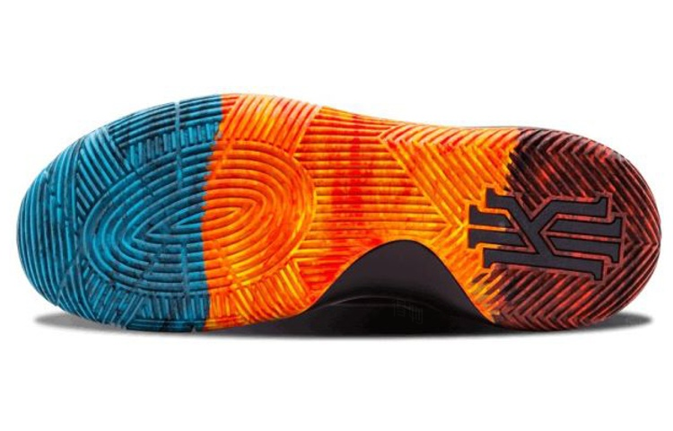 Мужские кроссовки Nike Kyrie 2 BHM OG 2016 (черные с принтом) — 黑/多/彩色 — фото 5