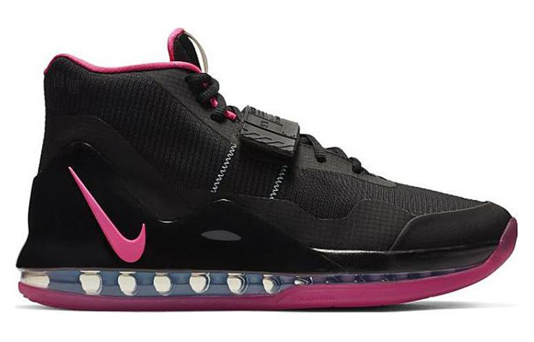 Мужские кроссовки Nike Air Force Max "Black Pink Blast" (черно-розовые) — Чёрныйрозовый — фото 2