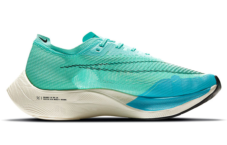 Мужские кроссовки Nike ZoomX Vaporfly Next% 2 Teal Blue (сине-зеленые) — Синий / зелёный / белый — фото 2