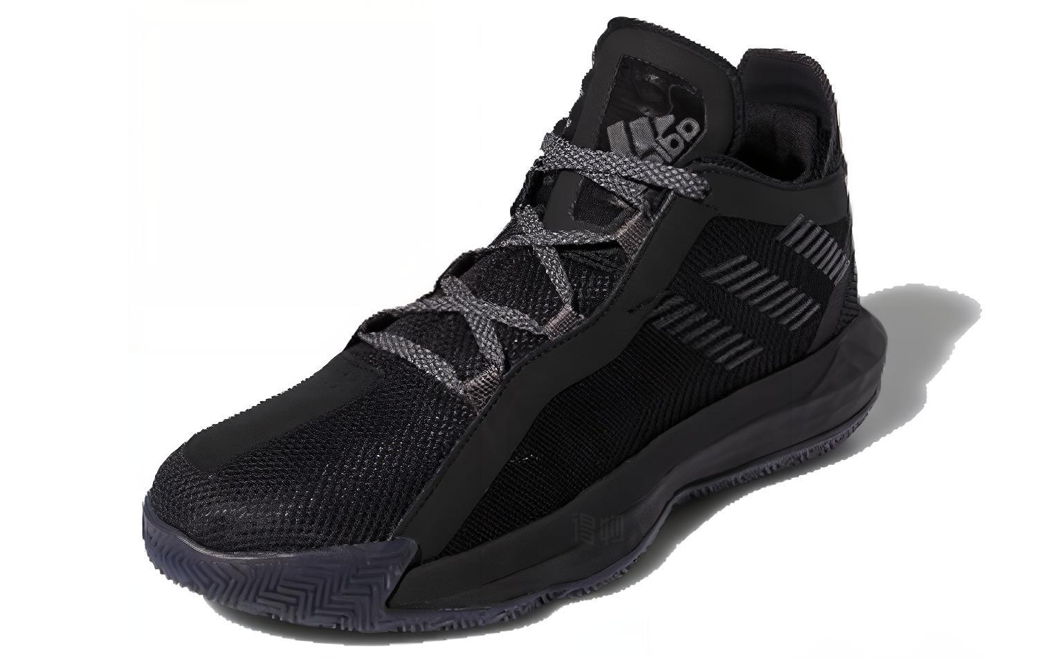 Мужские кроссовки adidas D lillard 6 (черный) — фото 2
