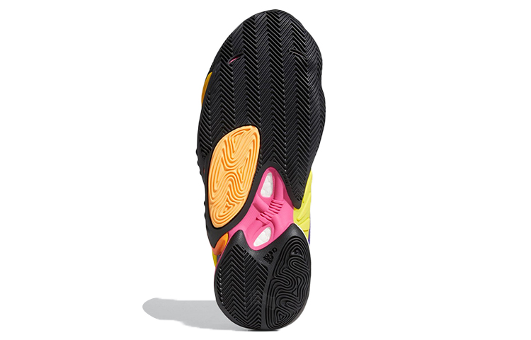 Кроссовки adidas originals Crazy BYW 2.0 "Orange Yellow Black" (оранжево-желтые) — фото 6