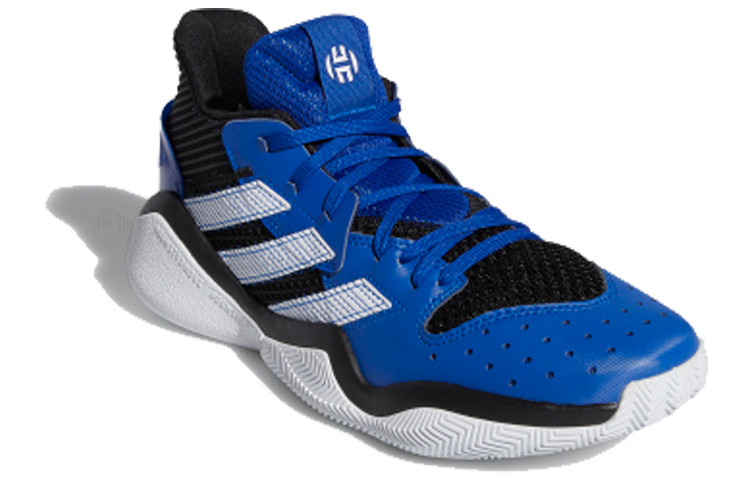 Мужские кроссовки adidas Harden Stepback 1 (черно-синие) — фото 2