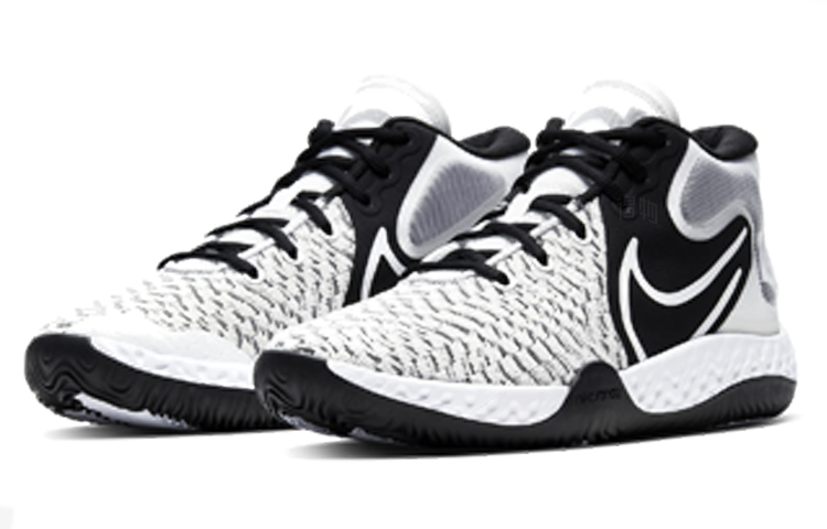 Баскетбольные кроссовки Nike KD Trey 5 VIII (бело-черные) — фото 3