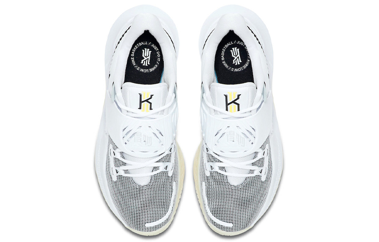 Кроссовки Nike Kyrie Low 3 Eclipse (черно-белые) — Чёрный / белый — фото 4
