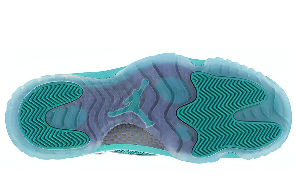 Мужские кроссовки Jordan Air Jordan 11 Low Retro IE Rio Teal (зеленые) — 湖水绿 — фото 4