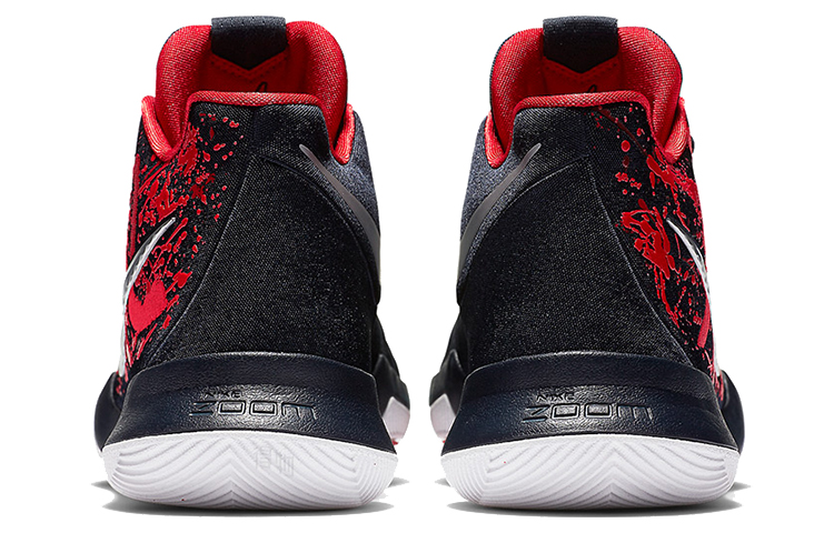 Мужские кроссовки Nike Kyrie 3 (красно-черные) — фото 5