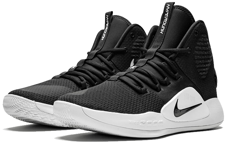 Кроссовки Nike Hyperdunk X (черно-белые) — Чёрный / белый — фото 3