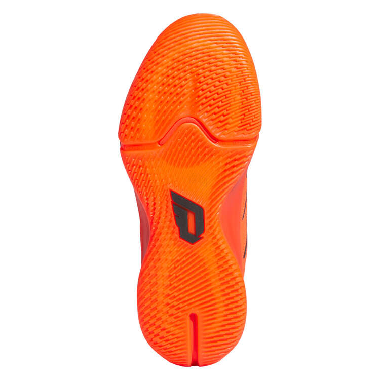 Мужские кроссовки adidas adidas Dame 9 “Solar Red” 9 (красно-черные) — фото 6