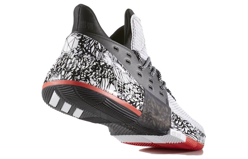 Мужские кроссовки adidas D lillard 3 (серо-черные) — фото 4