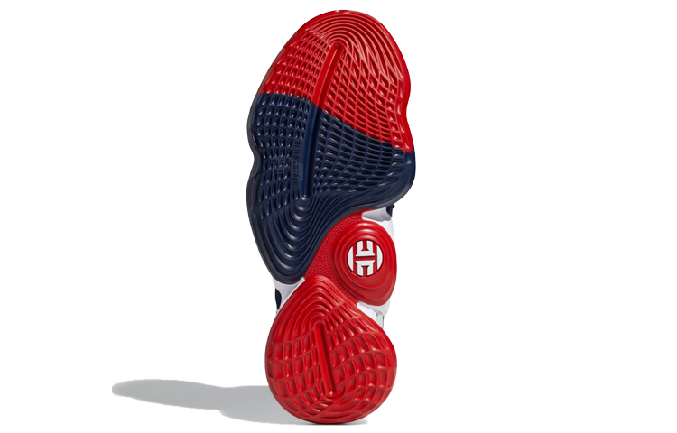 Мужские кроссовки adidas Harden Vol. 4 (белый / синий / красный) — фото 6