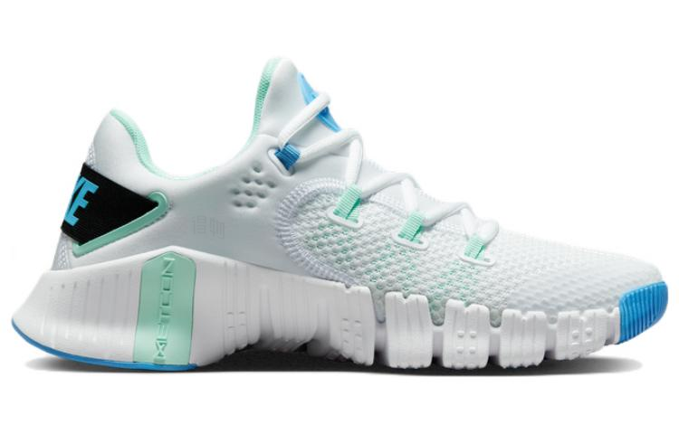 Женские кроссовки Nike Metcon 4 (бело-зеленые) — Белый / зелёный — фото 2