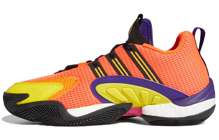 Кроссовки adidas originals Crazy BYW 2.0 "Orange Yellow Black" (оранжево-желтые) — фото 2