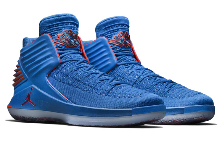 Мужские кроссовки Jordan Air Jordan 32 Russell Westbrook (сине-оранжевый) — Синий / оранжевый — фото 3