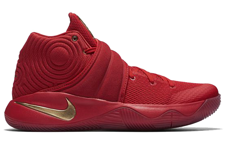 Мужские кроссовки Nike Kyrie 2 LMTD "Gold Medal" (красные) — фото 2