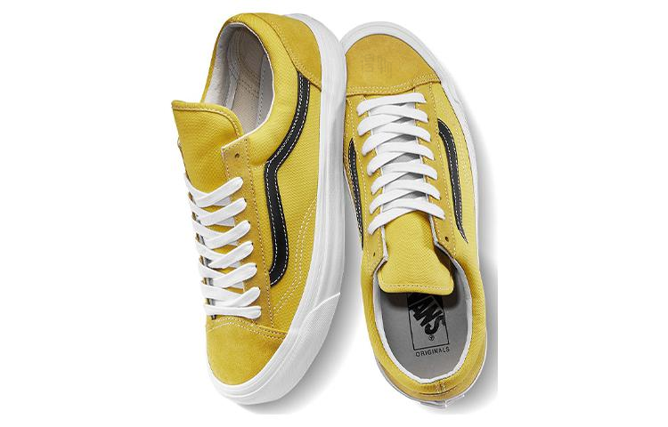 Кеды Vans Style 36 Vault OG (черно-желтые) — фото 4