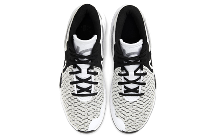 Баскетбольные кроссовки Nike KD Trey 5 VIII (бело-черные) — фото 4