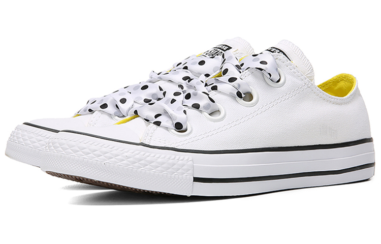 Женские кеды Converse Chuck Taylor All Star Big Eyelets Low (белые) — Белый — фото 3
