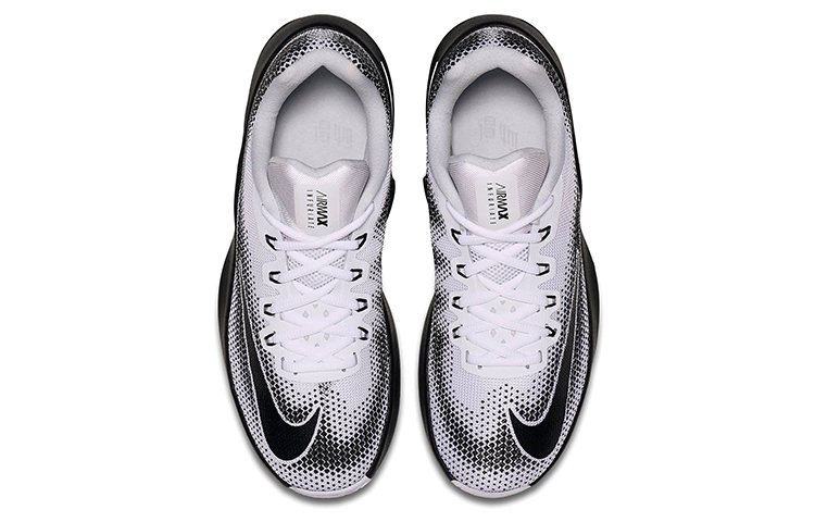 Мужские кроссовки Nike Air Max Infuriate Low (черно-белые) — фото 4