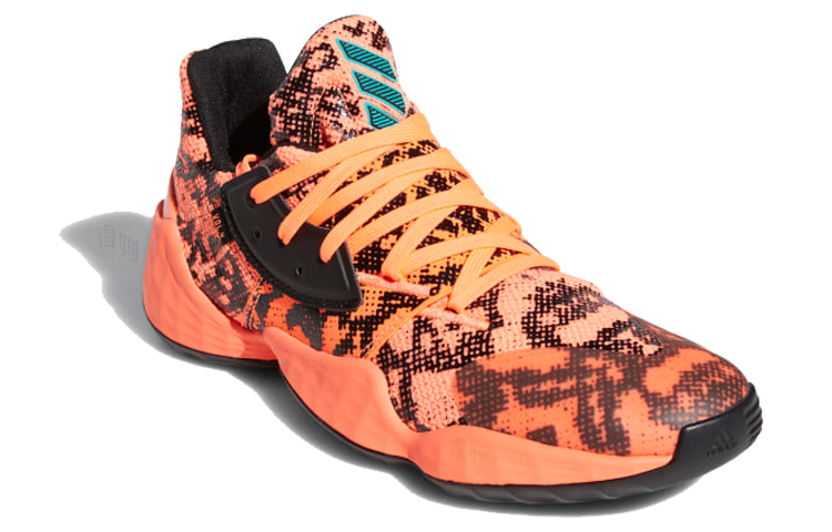 Мужские кроссовки adidas Harden Vol. 4 (оранжевый) — фото 2
