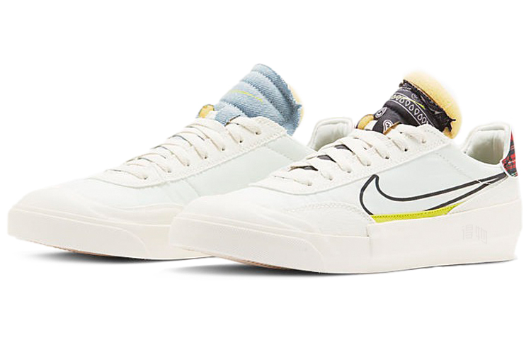 Мужские кеды Nike Drop-Type HBR (белый/синий) — Белыйсиний — фото 3