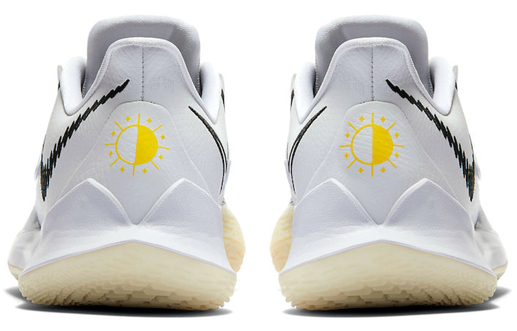 Кроссовки Nike Kyrie Low 3 Eclipse (черно-белые) — Чёрный / белый — фото 5