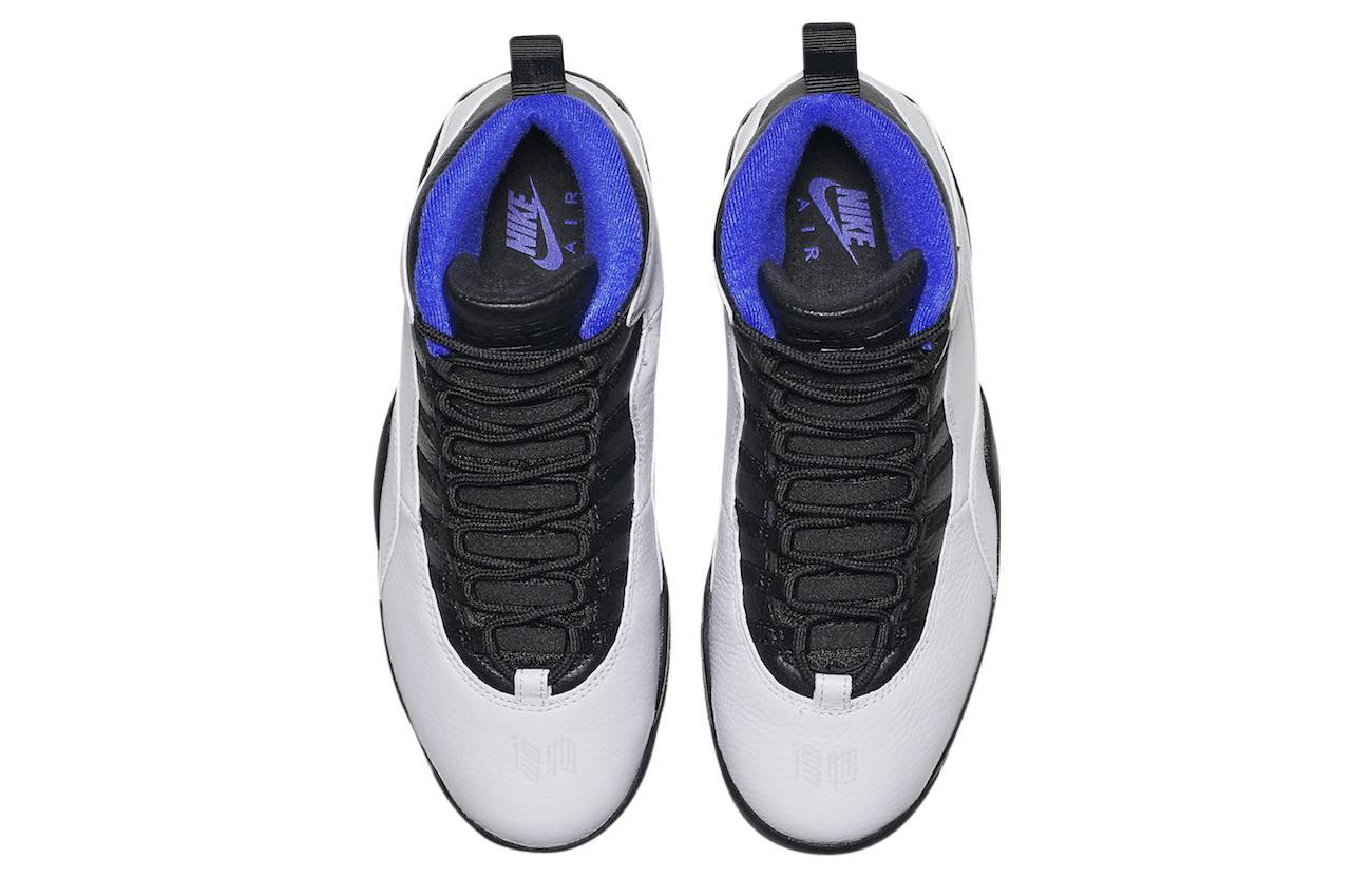 Кеды Jordan Air Jordan 10 Retro Orlando OG до (черно-бело-синий) — Чёрный / белый / синий — фото 2