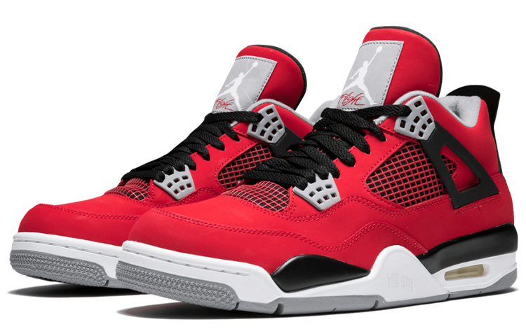 Мужские кроссовки Jordan Air Jordan 4 Retro Toro Bravo (красные) — фото 3