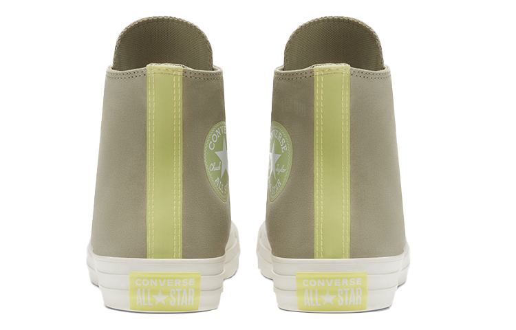 Женские кеды Converse All Star (зелено-коричневые) — фото 5