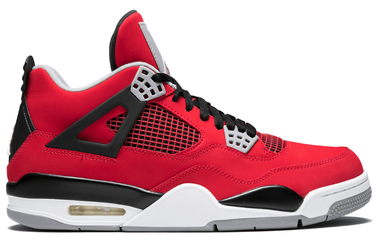Мужские кроссовки Jordan Air Jordan 4 Retro Toro Bravo (красные) — фото 2