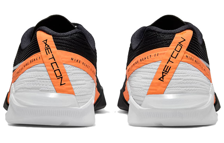 Мужские кроссовки Nike React Metcon Turbo (черно-оранжевые) — фото 4