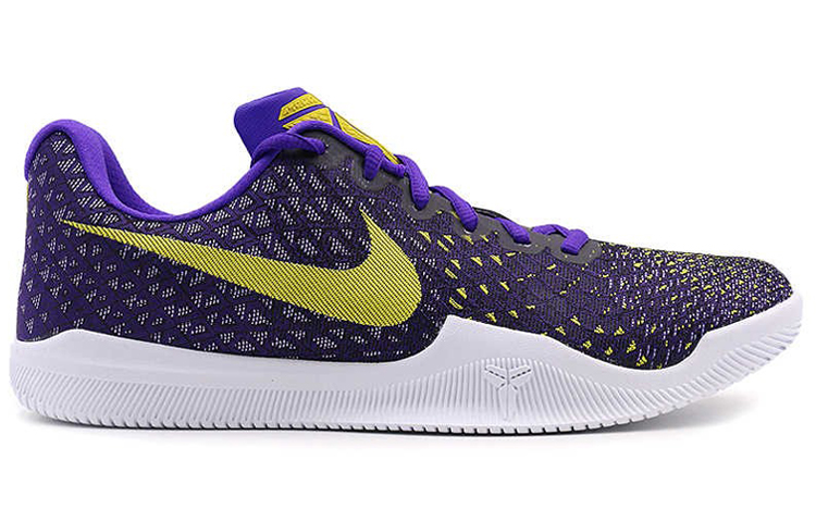 Мужские кроссовки Nike Mamba Instinct 3 ep (бело-фиолетовые) — Белыйфиолетовый — фото 2