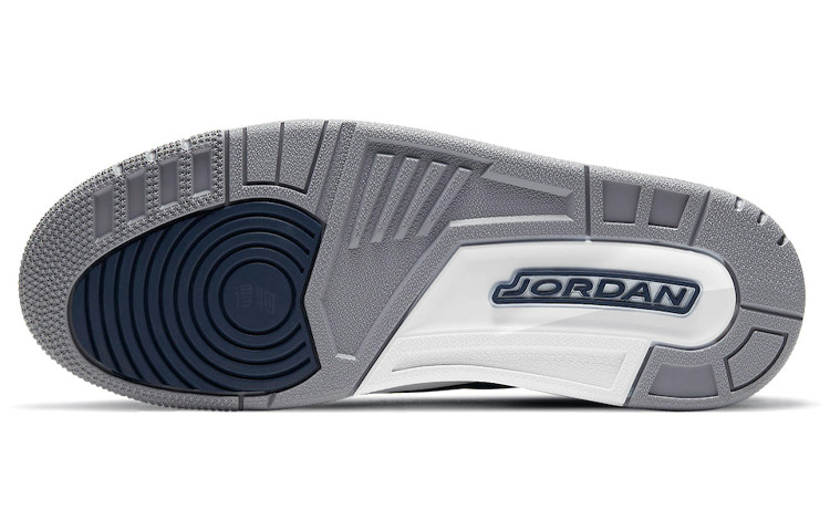 Мужские кроссовки Jordan Air Jordan 3 retro "midnight navy" (синие) — фото 6