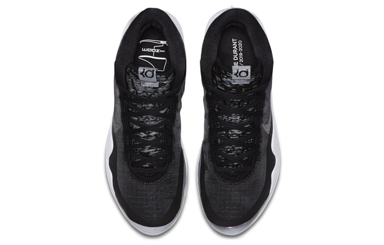 Кроссовки Nike KD 12 OG (черно-белый) — Чёрный / белый — фото 4