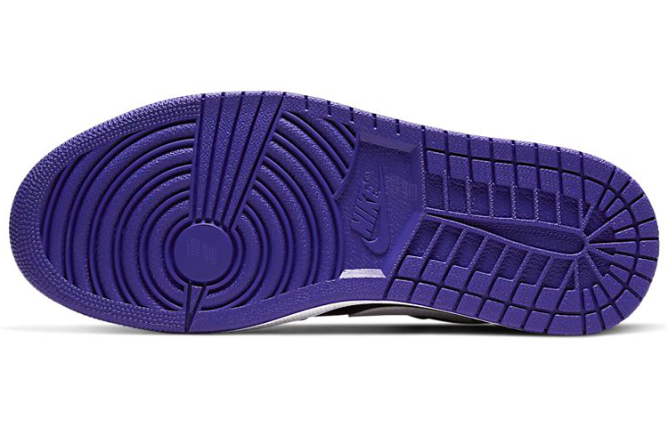 кроссовки Jordan Air Jordan 1 Low (черно-пурпурные) — Чёрныйфиолетовый — фото 6