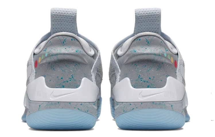 Мужские кроссовки Nike Adapt BB Mag (серые) — фото 3