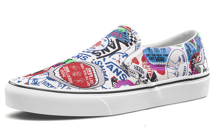 Кеды Vans slip-on (белый) — фото 3