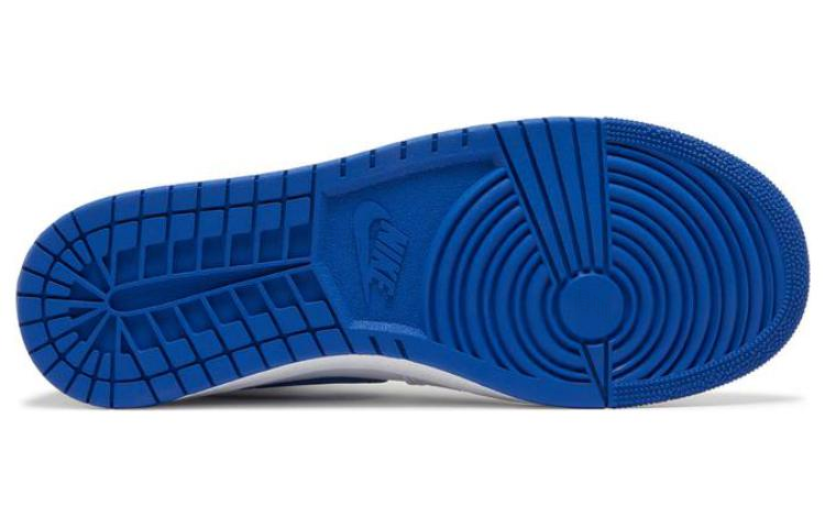 Высокие кроссовки Nike x A Ma Maniére Air Ship SP Game Royal (бело-синие) — Белый / синий — фото 5