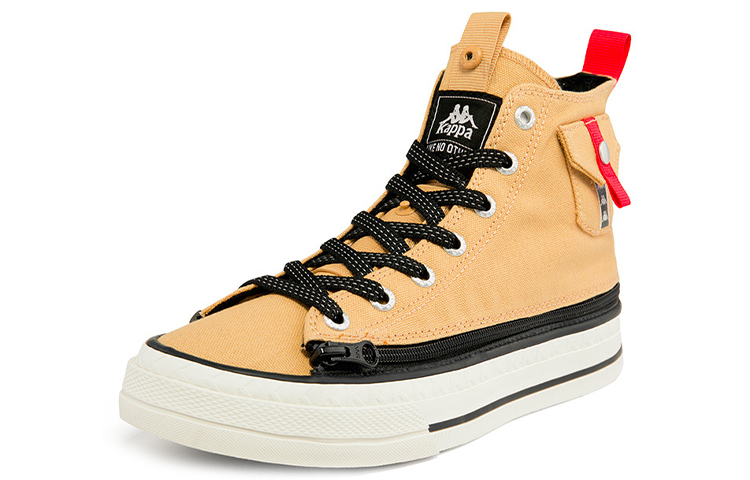 Кеды Kappa Canvas High (оранжевые) — фото 3