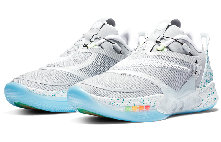 Мужские кроссовки Nike Adapt bb 2.0 (голубые) — фото 3