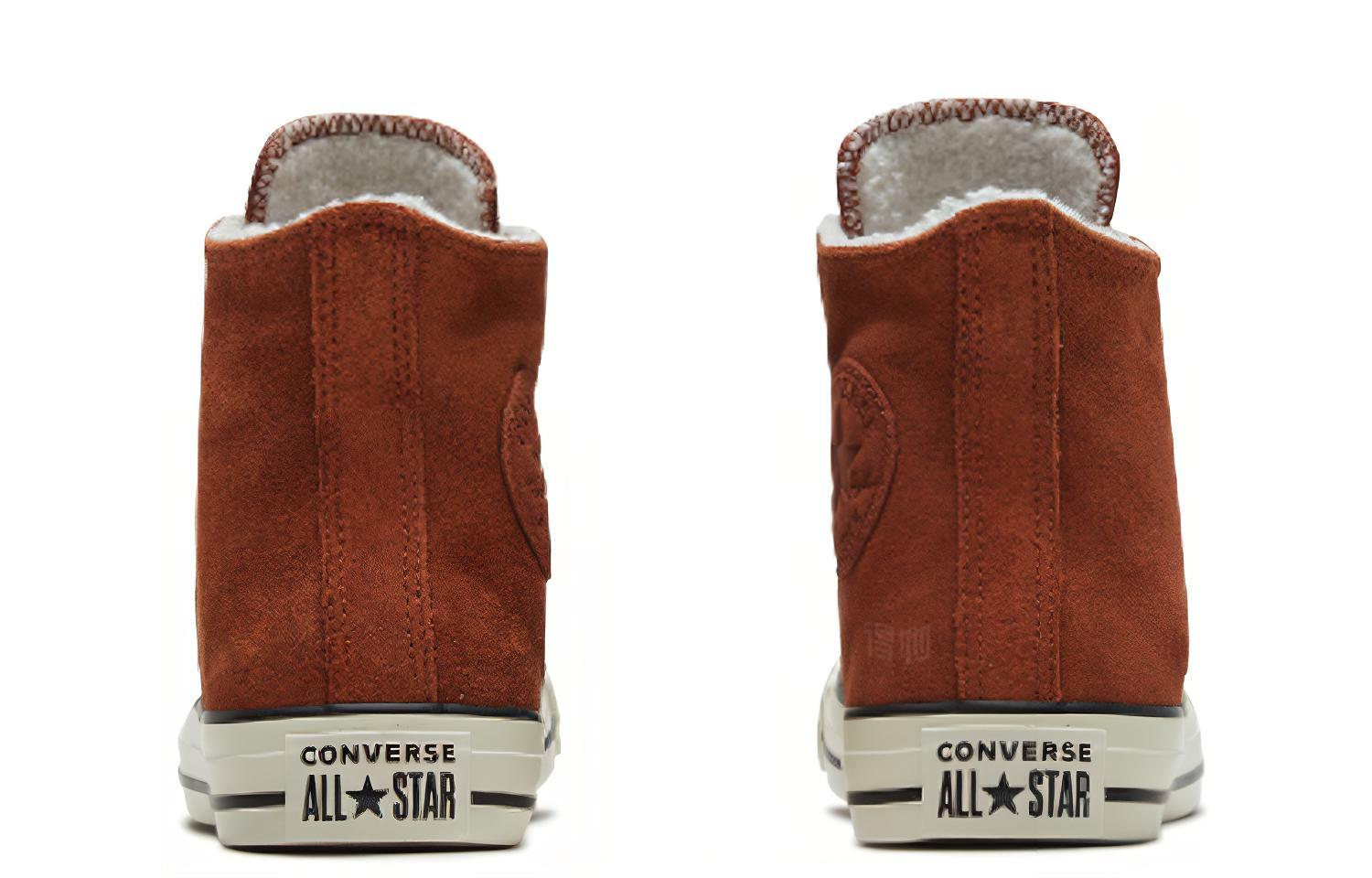 Женские кеды Converse Chuck Taylor All Star (бело-коричневый) — фото 3