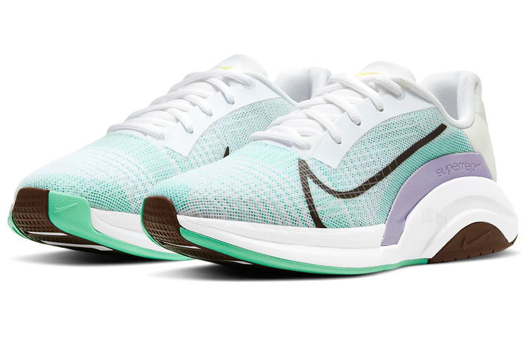 Кроссовки Nike SuperRep ZoomX Surge (бело-зеленые) — фото 3