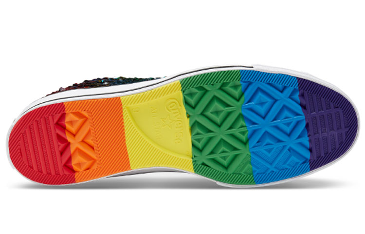 Кеды Converse 1970s Pride Chuck (серебряные) — фото 5
