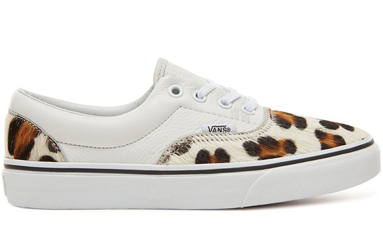 Кеды Vans Era Calf Hair Leopard White (леопардовый) — фото 2