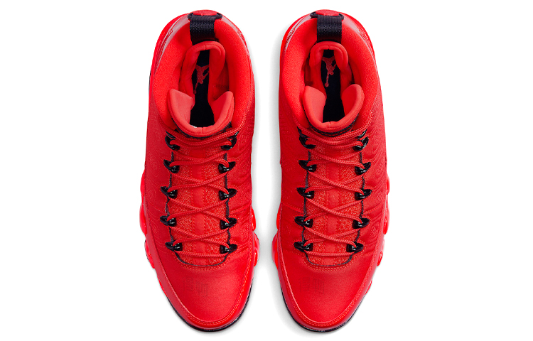 Мужские кроссовки Jordan Air Jordan 9 Chile Red (красно-черные) — Красный / чёрный — фото 4
